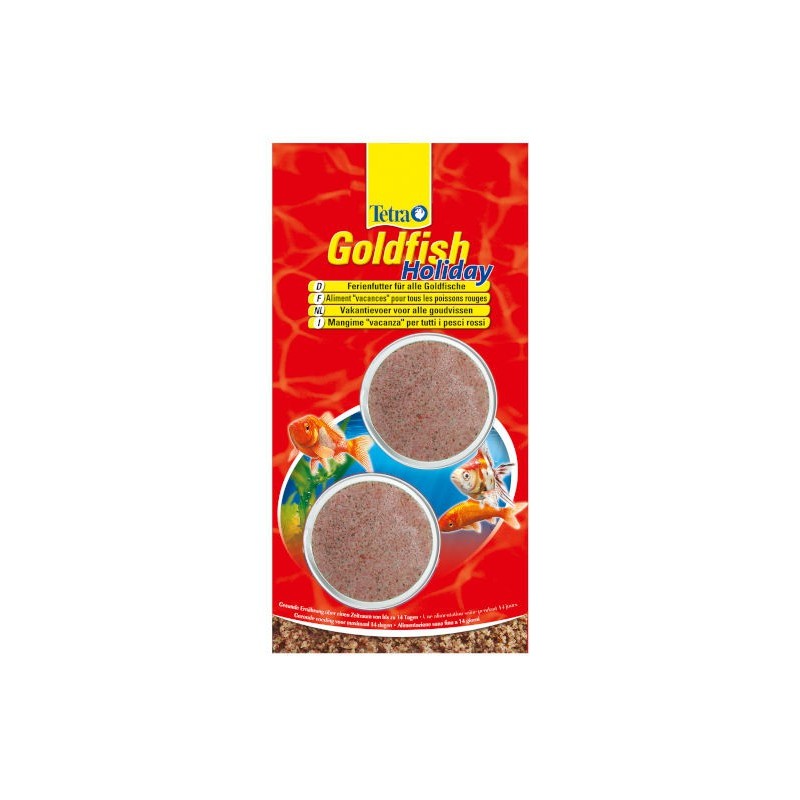 Tetra Goldfish Holiday 2x12g - pokarm weekendowy dla złotych rybek