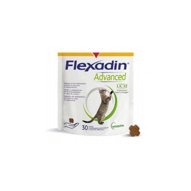 Vetoquinol Flexadin Advanced Cat 30tab. - wspomaganie metabolizmu stawów