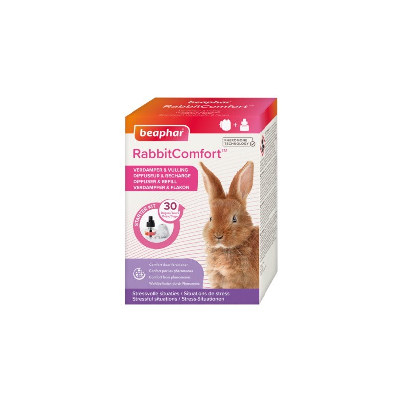 Beaphar RabbitComfort Calming Diffuser Starter Kit - dyfuzor z feromonami dla królików