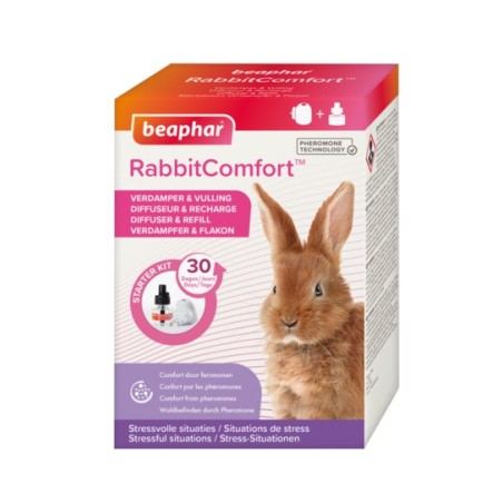 Beaphar RabbitComfort Calming Diffuser Starter Kit - dyfuzor z feromonami dla królików