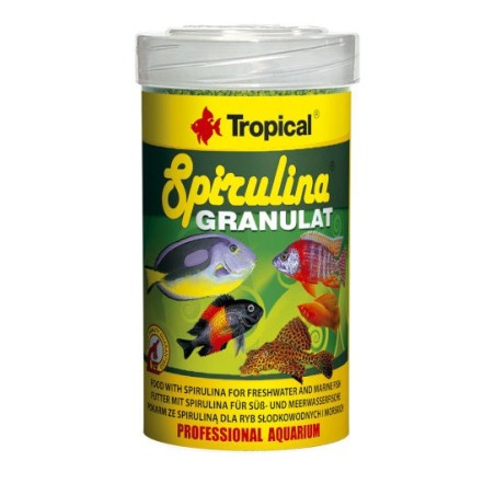 Tropical Spirulina granulat - pokarm roślinny w formie granulatu