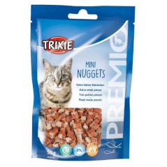 Trixie PREMIO Mini Nuggets - przysmak dla kota z rybą, kurczakiem i kocimiętką 50g