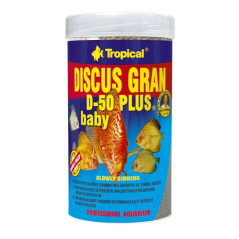 Tropical Discus Gran D-50 Plus Baby 100ml -  granulat dla młodych paletek