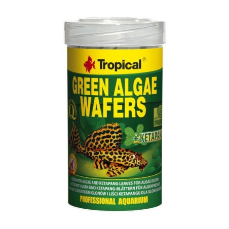 Tropical Green Algae Wafers -  pokarm w postaci tonących wafelków z dodatkiem spiruliny