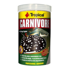 Tropical Carnivore 1000ml -  wysokobiałkowy pokarm w formie tonącego granulatu