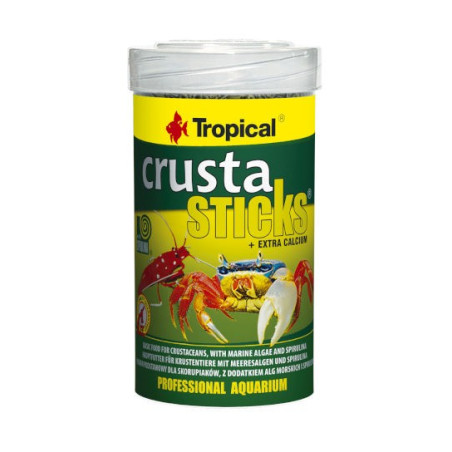 Tropical Crusta Sticks 100ml -  pokarm w formie szybko tonących pałeczek dla krewetek