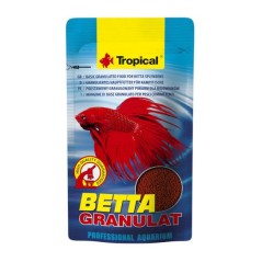 Tropical Betta Granulat 10g -  pokarm w formie pływającego, drobnego granulatu dla bojowników