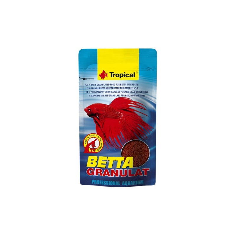 Tropical Betta Granulat 10g - pokarm granulowany dla bojowników