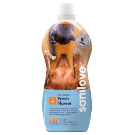 Sanilove Fresh Flower 1,5L - płyn do czyszczenia podłóg o zapachu kwiatowym