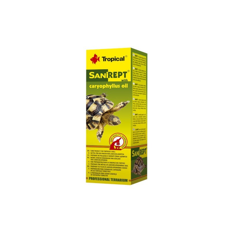 Tropical Sanirept 15ml - preparat do pielęgnacji skorupy żółwi