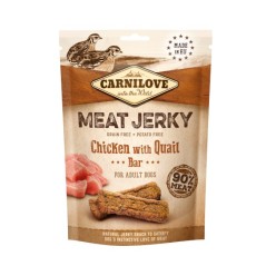 Carnilove Jerky Chicken with Quail 100g - batoniki z kurczakiem i przepiórką