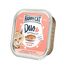 Happy Cat Minkas Duo 100g - kurczak i łosoś /pasztet