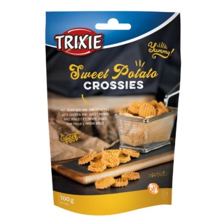 Trixie Sweet Potato Crossies - przysmak dla psa ze słodkim ziemniakiem i kurczakiem 100g