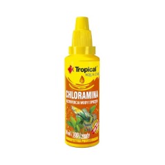 Tropical Chloramina 30ml - preparat przeznaczony do dezynfekcji wyposażenia akwarystycznego