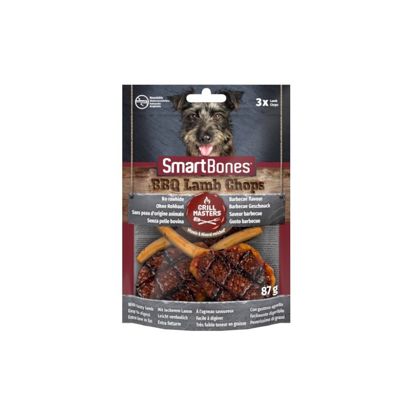 Zolux SmartBones GrillMaster BBQ Lamb Chop /8szt - jagnięcina z aromatem mięsa z grilla