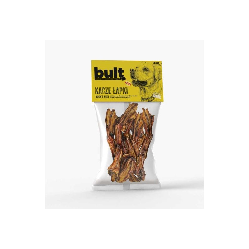 BULT Kacze łapki 100g - naturalny gryzak dla psów