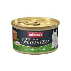 Animonda VOM FEINSTEN adult cat puszka 85g - mus indyk/bażant