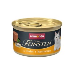 Animonda VOM FEINSTEN adult cat puszka 85g - mus kurczak/królik