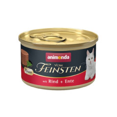 Animonda VOM FEINSTEN adult cat puszka 85g - mus wołowina/kaczka