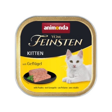 Animonda VOM FEINSTEN Kitten szalka 100g - kurczak