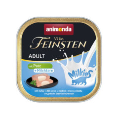 Animonda VOM FEINSTEN Milkies adult cat szalka 100g - indyk z farszem mlecznym