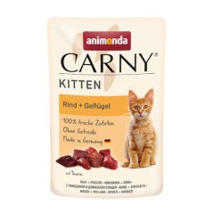 Animonda CARNY kitten saszetka 85g - wołowina/drób