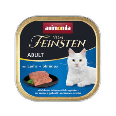 Animonda VOM FEINSTEN Adult szalka 100g - łosoś/krewetki