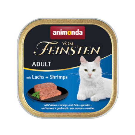 Animonda VOM FEINSTEN Adult szalka 100g - łosoś/krewetki