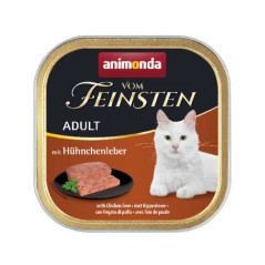 Animonda VOM FEINSTEN Adult szalka 100g - z wątróbką z kurczaka