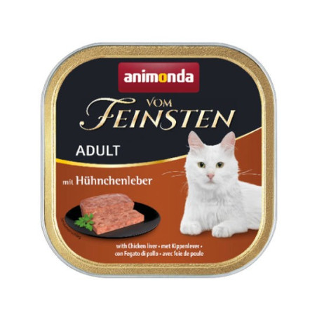 Animonda VOM FEINSTEN Adult szalka 100g - z wątróbką z kurczaka