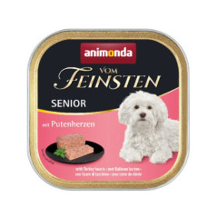 Animonda VOM FEINSTEN Senior szalka 150g -  z sercami indyczymi