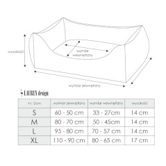 Lauren Design Kanapa Cezar Outdoor - beżowa kodura