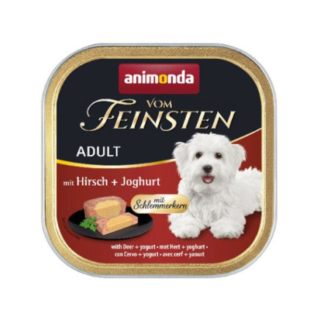 Animonda VOM FEINSTEN GC Adult szalka 150g -  z jeleniem i jogurtem