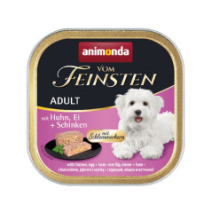 Animonda VOM FEINSTEN GC Adult szalka 150g -  z kurczakiem, jajkiem i szynką