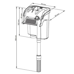 Aquael Versamax Mini - filtr zewn.