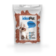 IdeaPet Kostki łosoś z ryżem 9cm 500g