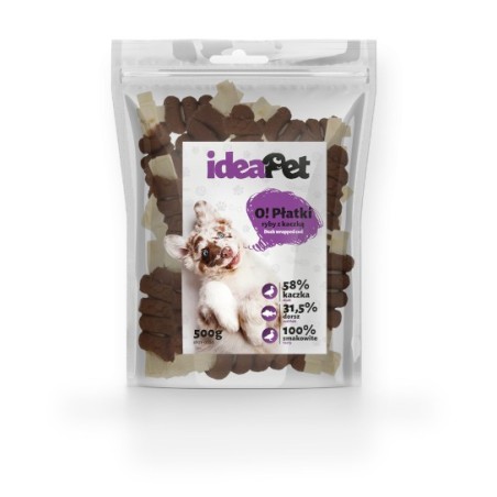 IdeaPet Płatki ryby z kaczką 500g