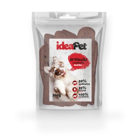 IdeaPet Fileciki z wołowiną 500g