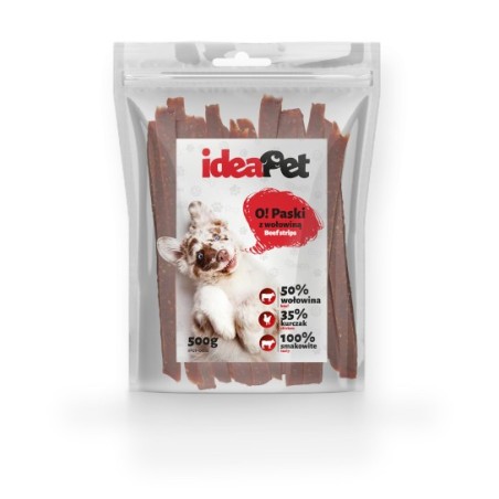 IdeaPet Paski z wołowiną 500g