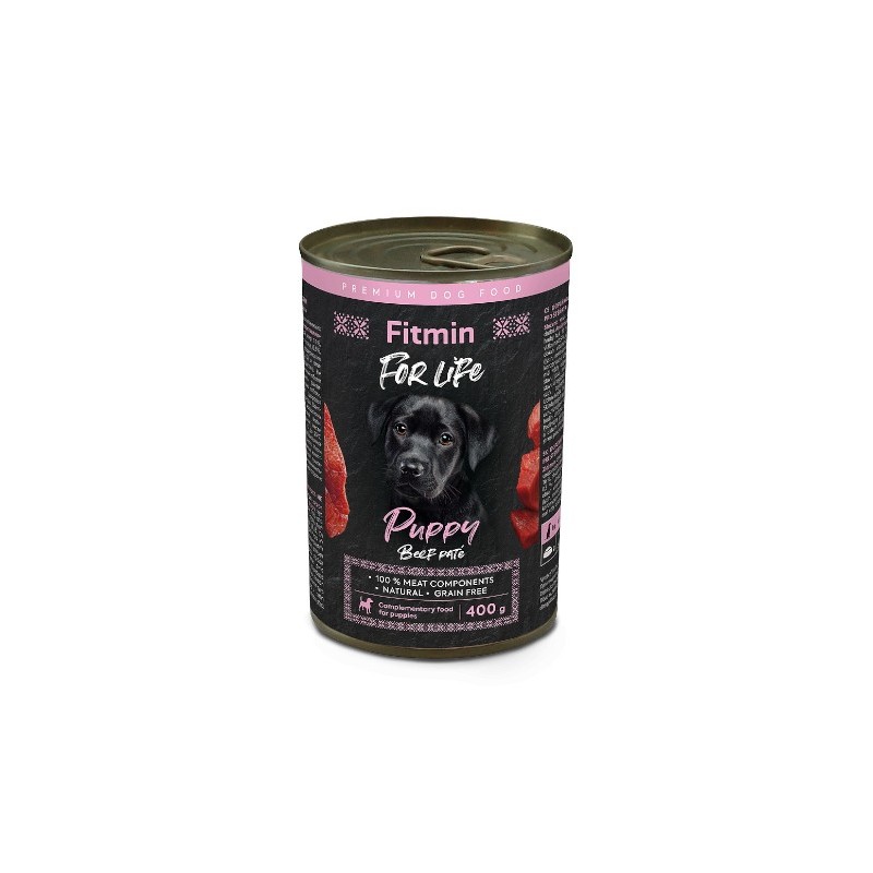 Fitmin Dog For Life Puppy Konserwa 400g /z wołowiną