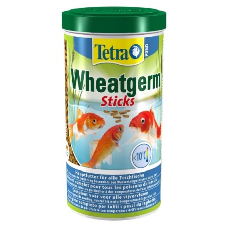 Tetra Pond Wheatgerm Sticks 1L - pokarm w pałeczkach na okres jesienny