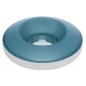 TRIXIE Slow Feeding Rocking Bowl miska spowalniająca jedzenie 0,5l/23cm, plastik/TPR - szara/niebieska