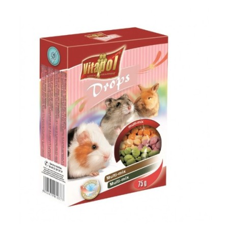 Vitapol Dropsy dla gryzoni MIX 75g