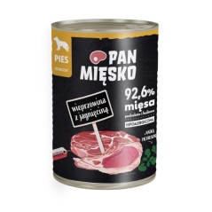 Pan Mięsko karma mokra dla psa Wieprzowina z jagnięciną 400g