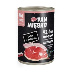 Pan Mięsko karma mokra dla szczeniąt Indyk z wołowiną 400g