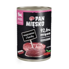 Pan Mięsko karma mokra dla szczeniąt Wieprzowina z kaczką 400g