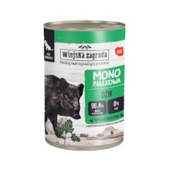 Wiejska Zagroda karma mokra monobiałkowa dzik dla psa 400g