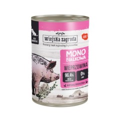 Wiejska Zagroda karma mokra monobiałkowa wieprzowina dla psa 400g