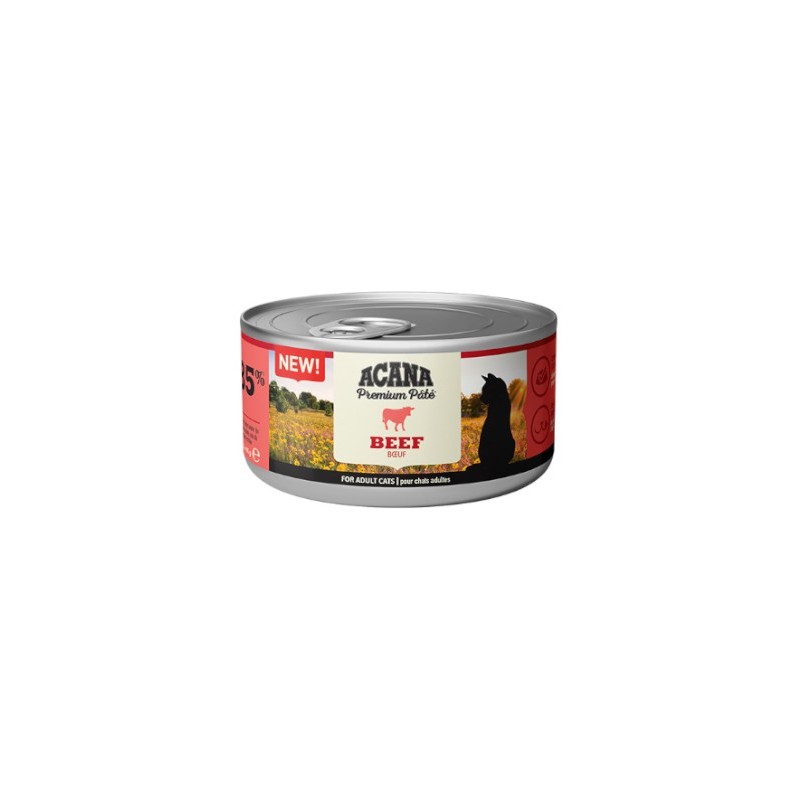 Acana Premium Pate Beef-karma mokra dla kota 85g