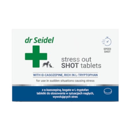 Dr Seidel stress out shot tablets 10 tabl. - tabletki uspokajające w nagłych sytuacjach